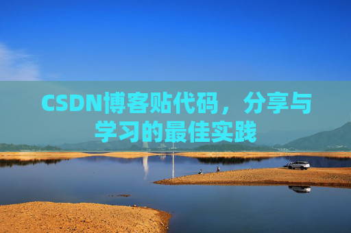 CSDN博客贴代码，分享与学习的最佳实践